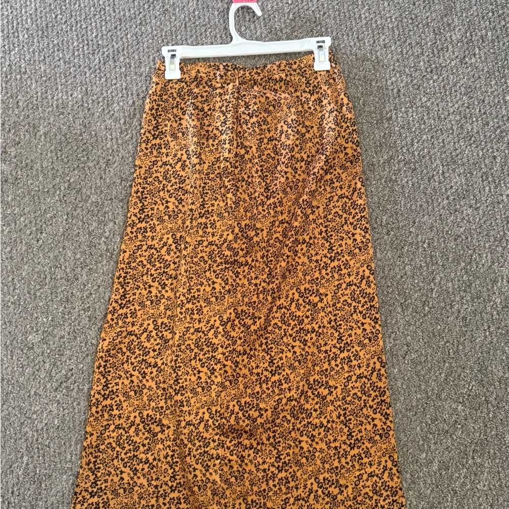 Forever 21 Brown Midi Skirt